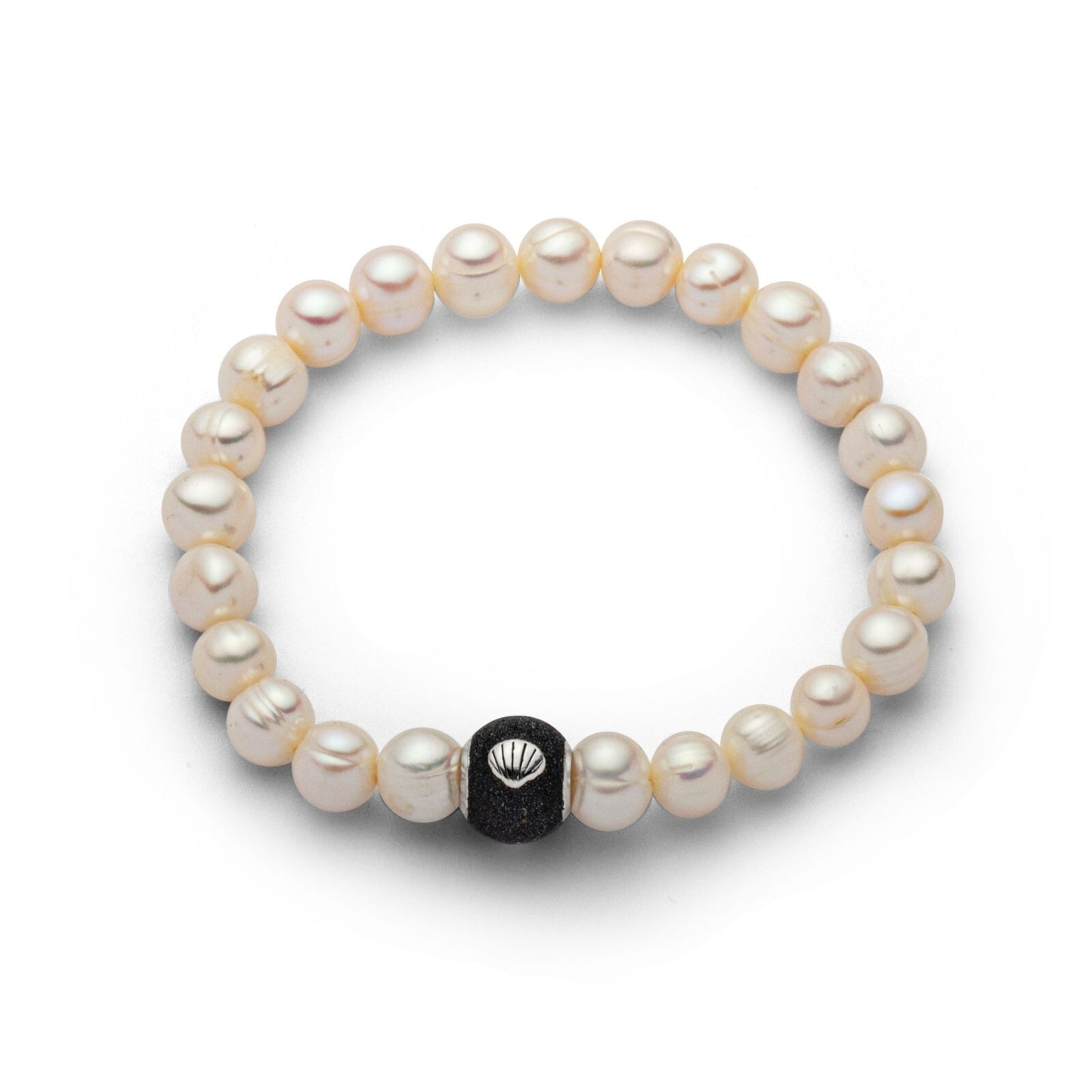 DUR 925 Silber Schmuck Armband "Perle“ mit Strandsand-Bead A1569