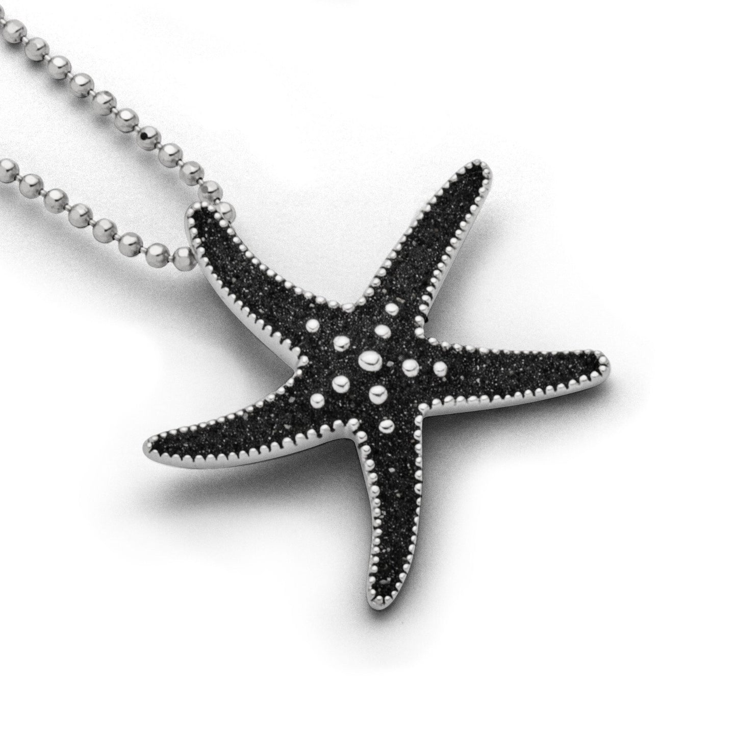 DUR 925 Silber Schmuck: Kette "Kugel" 1,8 mm, geschliffen, rhodiniert, K2255