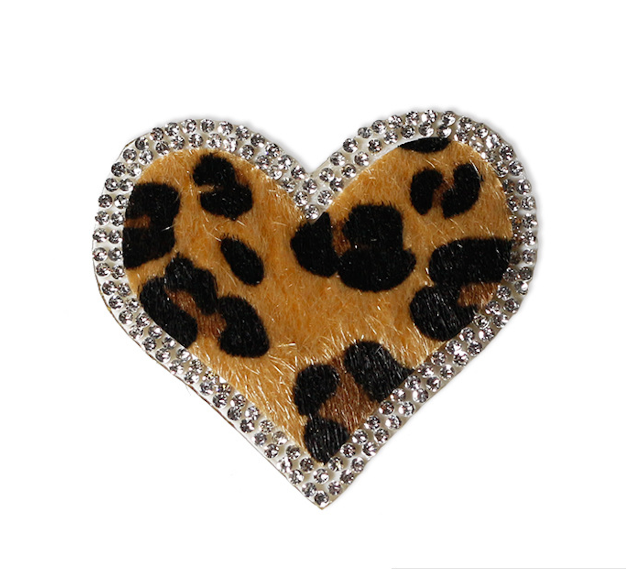 Leo Herz Glitzer Patches zum Aufbügeln DIY Bügelbild für Kleidung Taschen Jeans