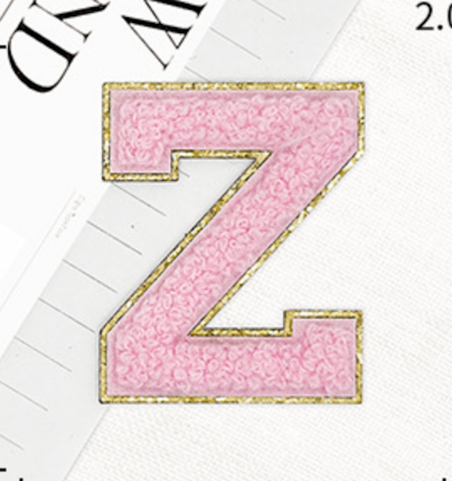 A-Z Buchstaben-Aufnäher -Aufkleber für DIY-Kleidung Schuhe Taschen Handyhülle