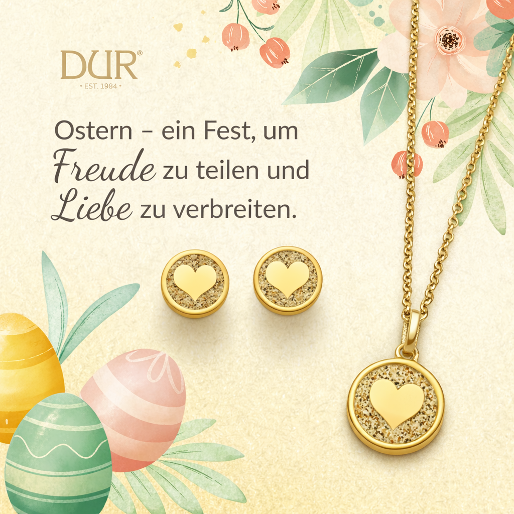 DUR 925 Silber Schmuck Kette "Herz 2.0" vergoldet K3062 Erbskette