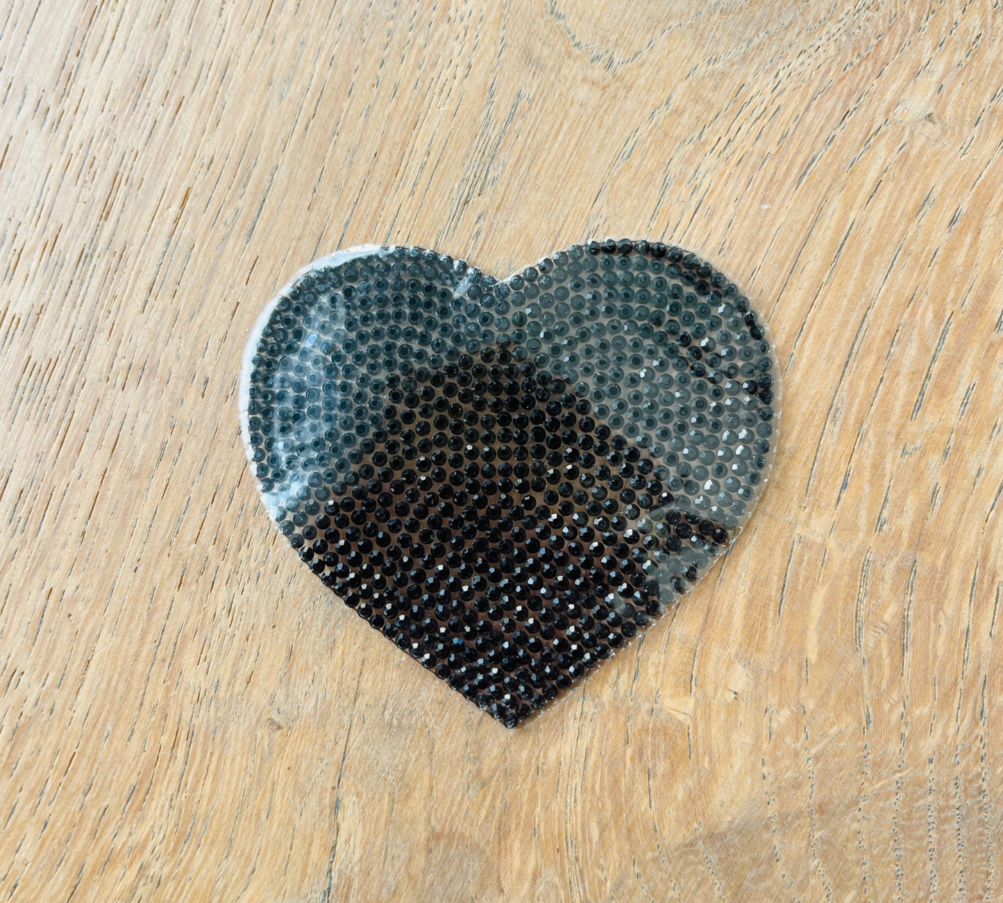 Herz Glitzer Patches zum Aufbügeln Aufnäher Strass DIY Bügelbild für Kleidung Taschen Jeans Tuch