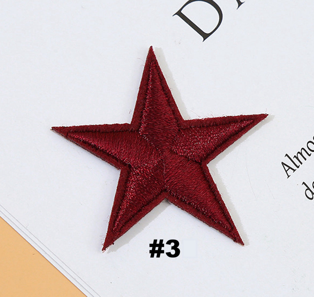 Stern Patch klein 4 cm zum Aufbügeln – 30+ Farben – Fashion & Reparatur