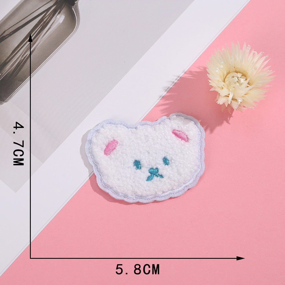 Süßer Bär Aufnäher zum Aufbügeln, Aufkleben oder Nähen – Patch DIY Deko