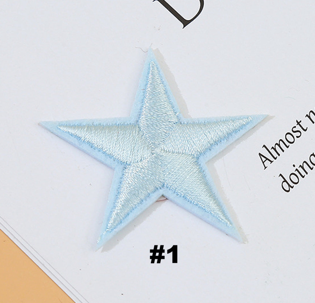 Stern Patch klein 4 cm zum Aufbügeln – 30+ Farben – Fashion & Reparatur