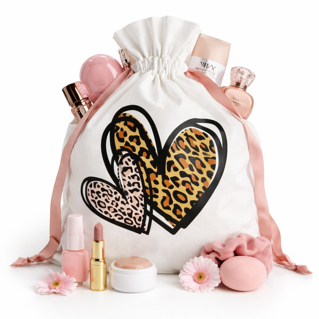 Geschenkbeutel „Super Mama“ Weiß Baumwolle – Geschenktasche Tasche Muttertag Geschenk