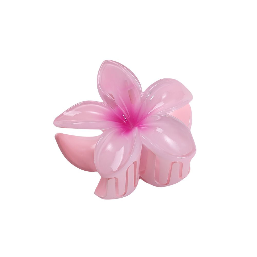 1x Elegante Lotus Blumen Haarspange Krallen-Haarklammer für Hochsteckfrisuren