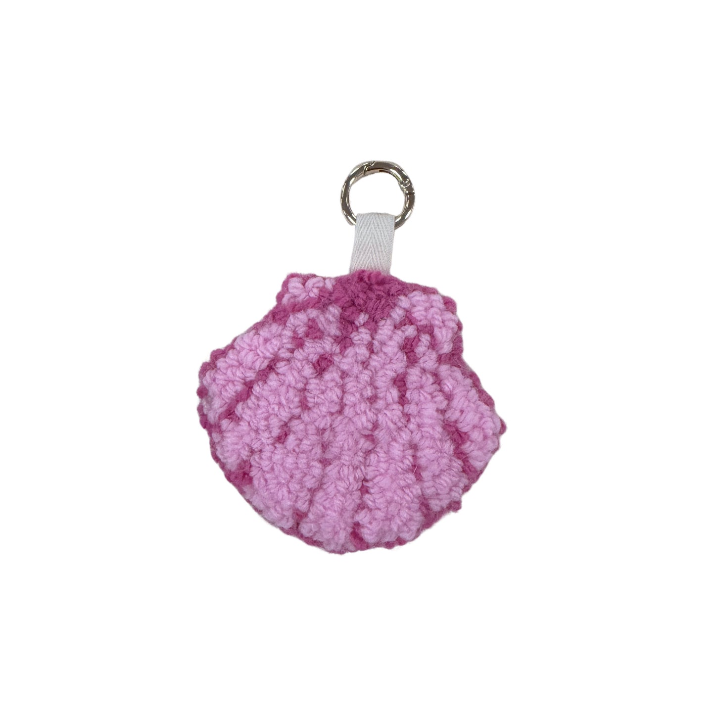 Rosa Personalisierter Schlüsselanhänger Buchstabe Initiale Handmade Punch Needle Geschenk Freundin