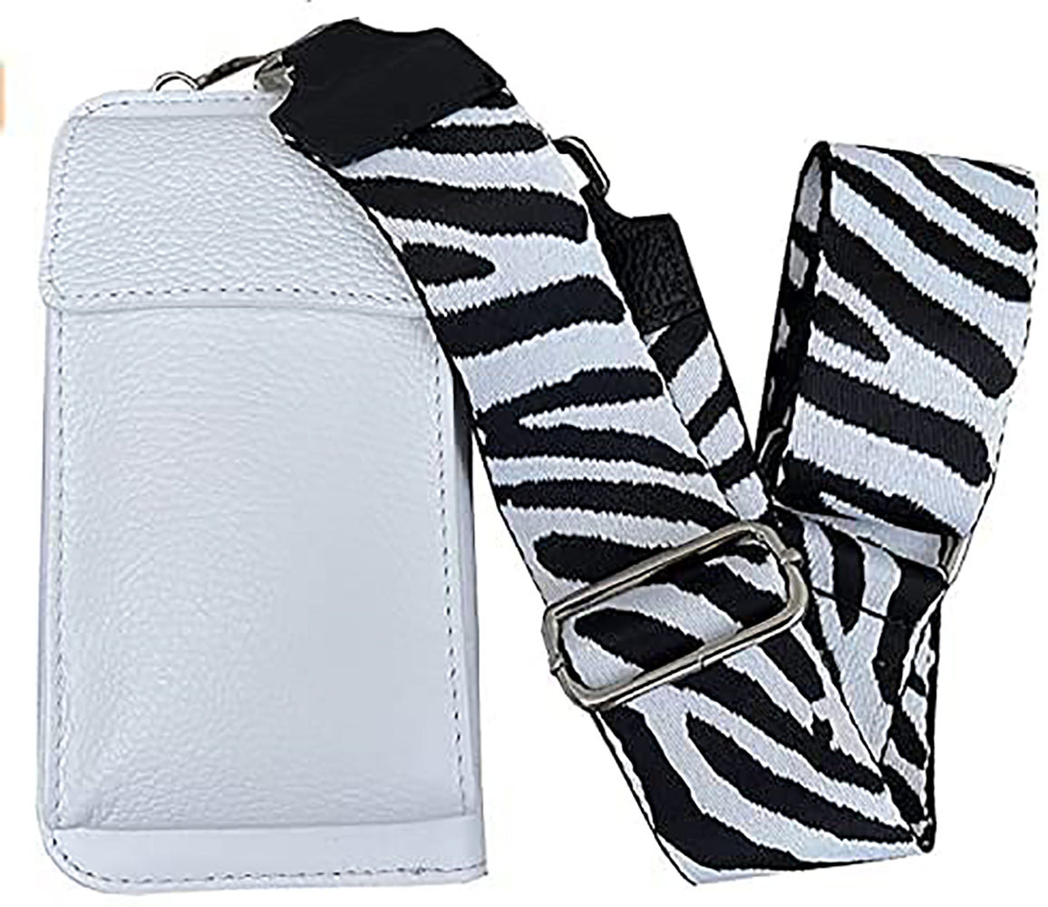 Breiter Wechsel Tragegurt Zebra Schultergurt Taschengurt Handyband verstellbar