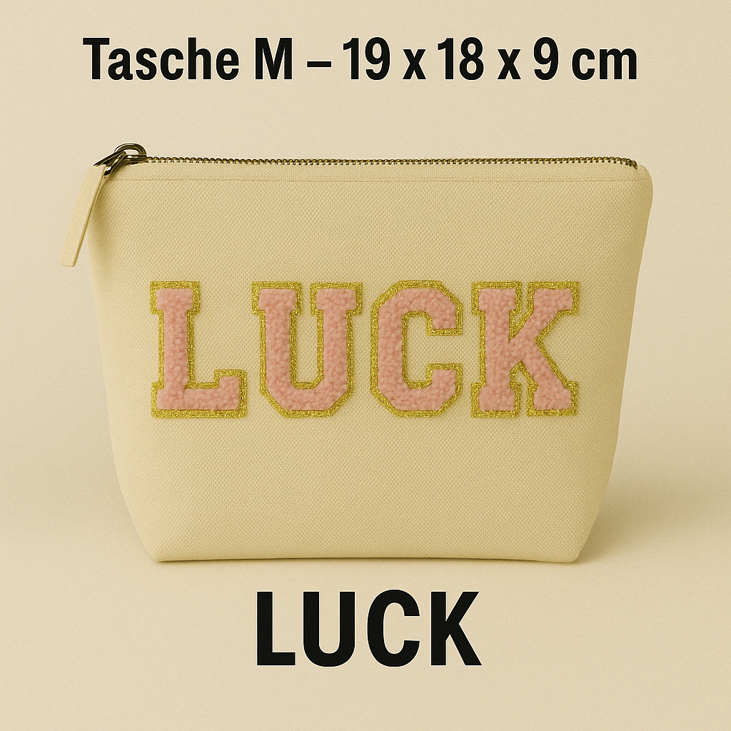 Kosmetiktasche M personalisiert • DIY Tasche mit Wunschname • LOVE MAMA Geschenk