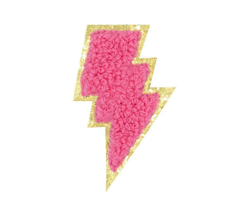 Blitz Patch Aufkleben • DIY Bügelbild für Handyhülle Tasche Kleidung