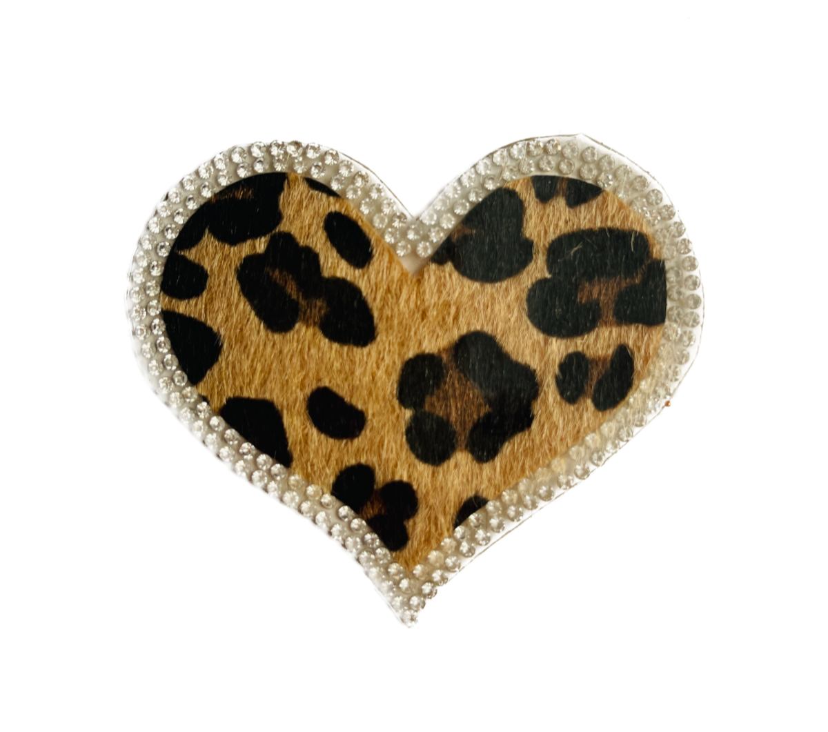 Leo Herz Glitzer Patches zum Aufbügeln DIY Bügelbild für Kleidung Taschen Jeans