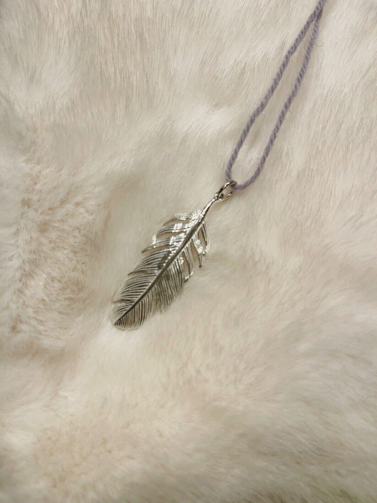 DUR Silber Schmuck Anhänger "Feder" P2737