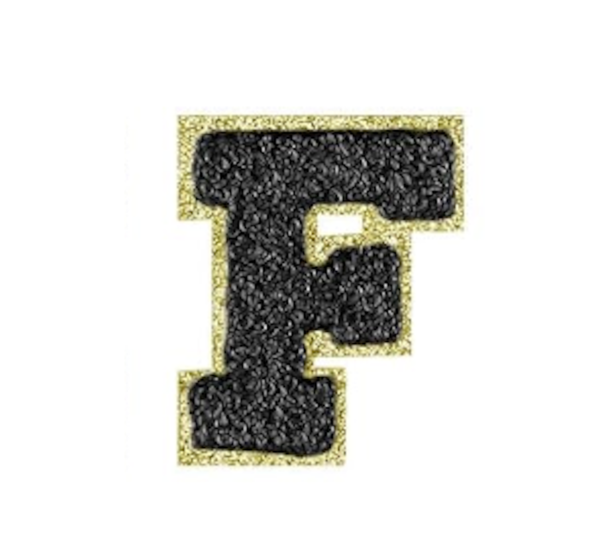 schwarz A-Z Buchstaben-Aufkleber für DIY-Kleidung Schuhe Taschen Handyhülle