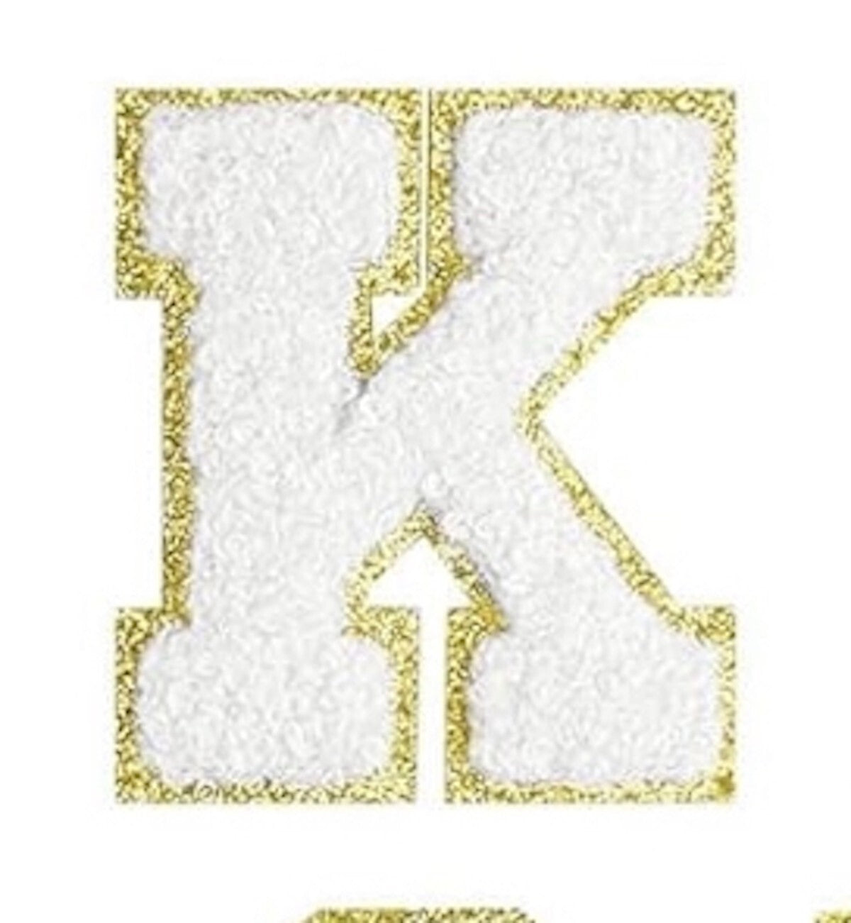 weiß A-Z Buchstaben-Aufkleber für DIY-Kleidung Schuhe Taschen Handyhülle