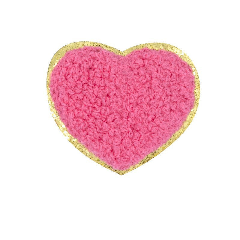 Herz Patch Aufkleben • DIY Bügelbild für Handyhülle Tasche Kleidung