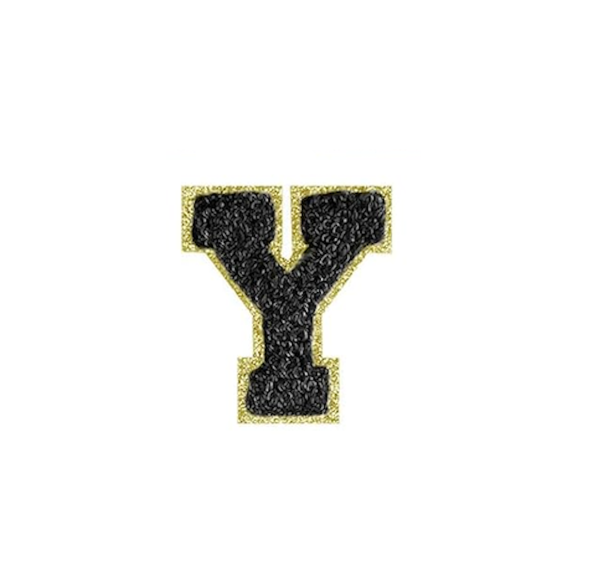 schwarz A-Z Buchstaben-Aufkleber für DIY-Kleidung Schuhe Taschen Handyhülle