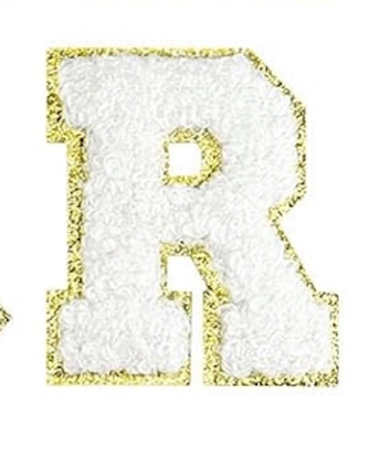 weiß A-Z Buchstaben-Aufkleber für DIY-Kleidung Schuhe Taschen Handyhülle