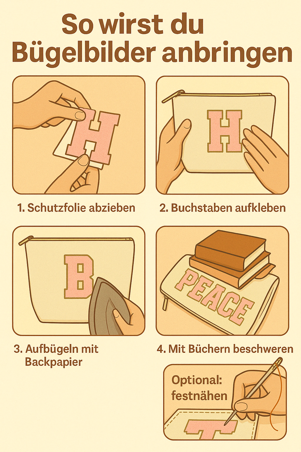 Stern Patch Aufkleben • DIY Bügelbild für Handyhülle Tasche Kleidung