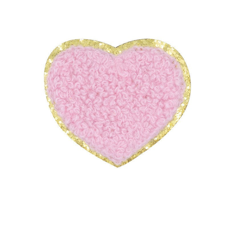 Herz Patch Aufkleben • DIY Bügelbild für Handyhülle Tasche Kleidung