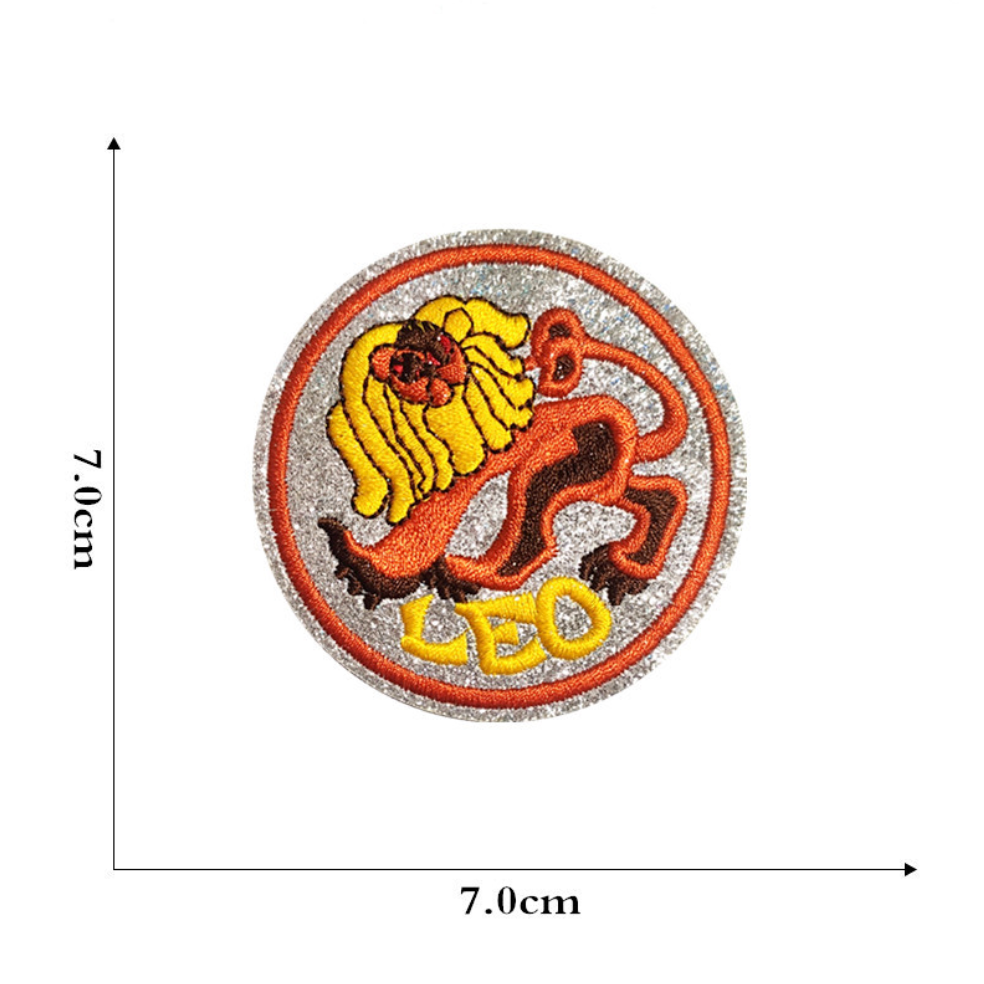 DIY Aufnäher Sternzeichen Tierkreiszeichen – Ideal für Taschen, Schuhe, Kleidung