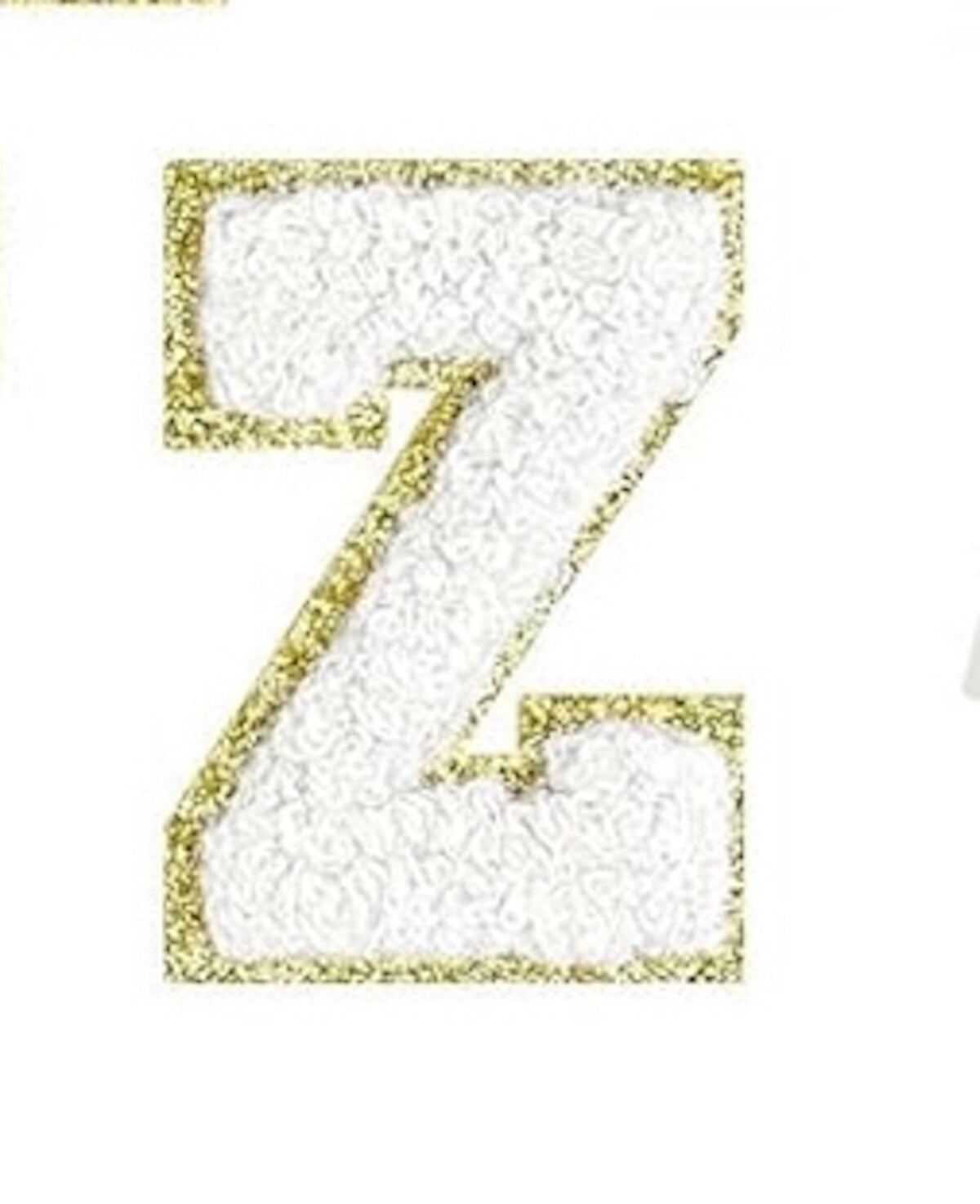 weiß A-Z Buchstaben-Aufkleber für DIY-Kleidung Schuhe Taschen Handyhülle