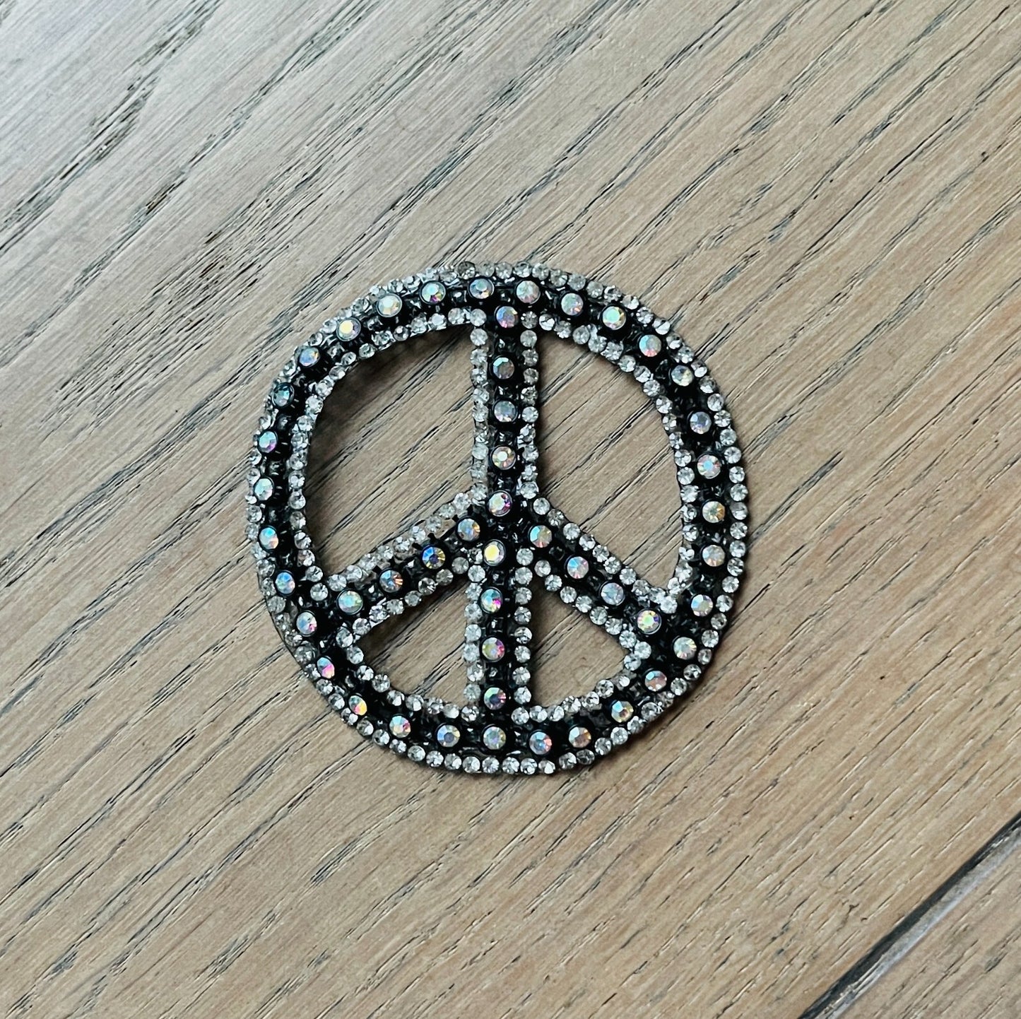 Peace Glitzer Patches zum Aufbügeln DIY Bügelbild für Kleidung Tasche Schuhe
