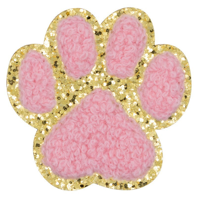 Pfote Patch Aufkleben • DIY Bügelbild für Handyhülle Tasche Kleidung