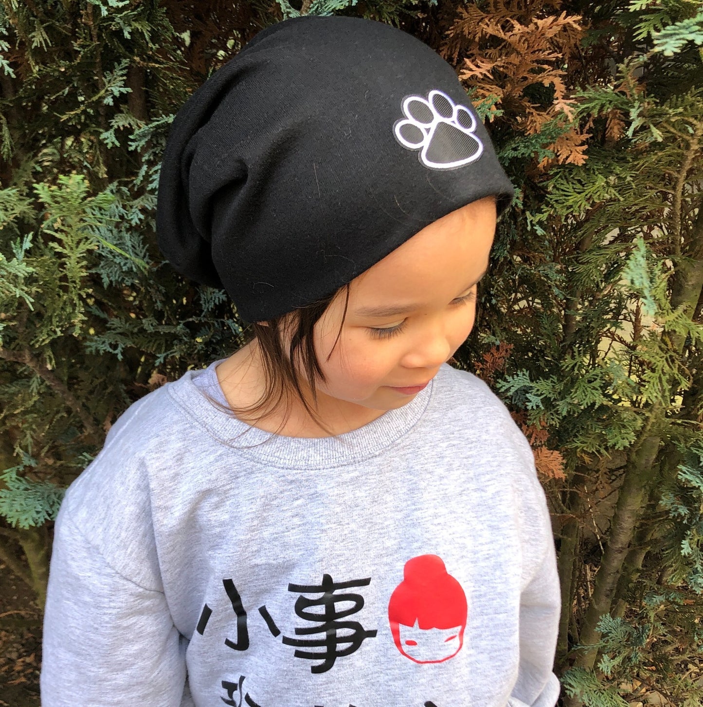 schwarze Pfoten-Patches zum Aufbügeln – DIY Aufnäher für Kleidung Tasche Mütze