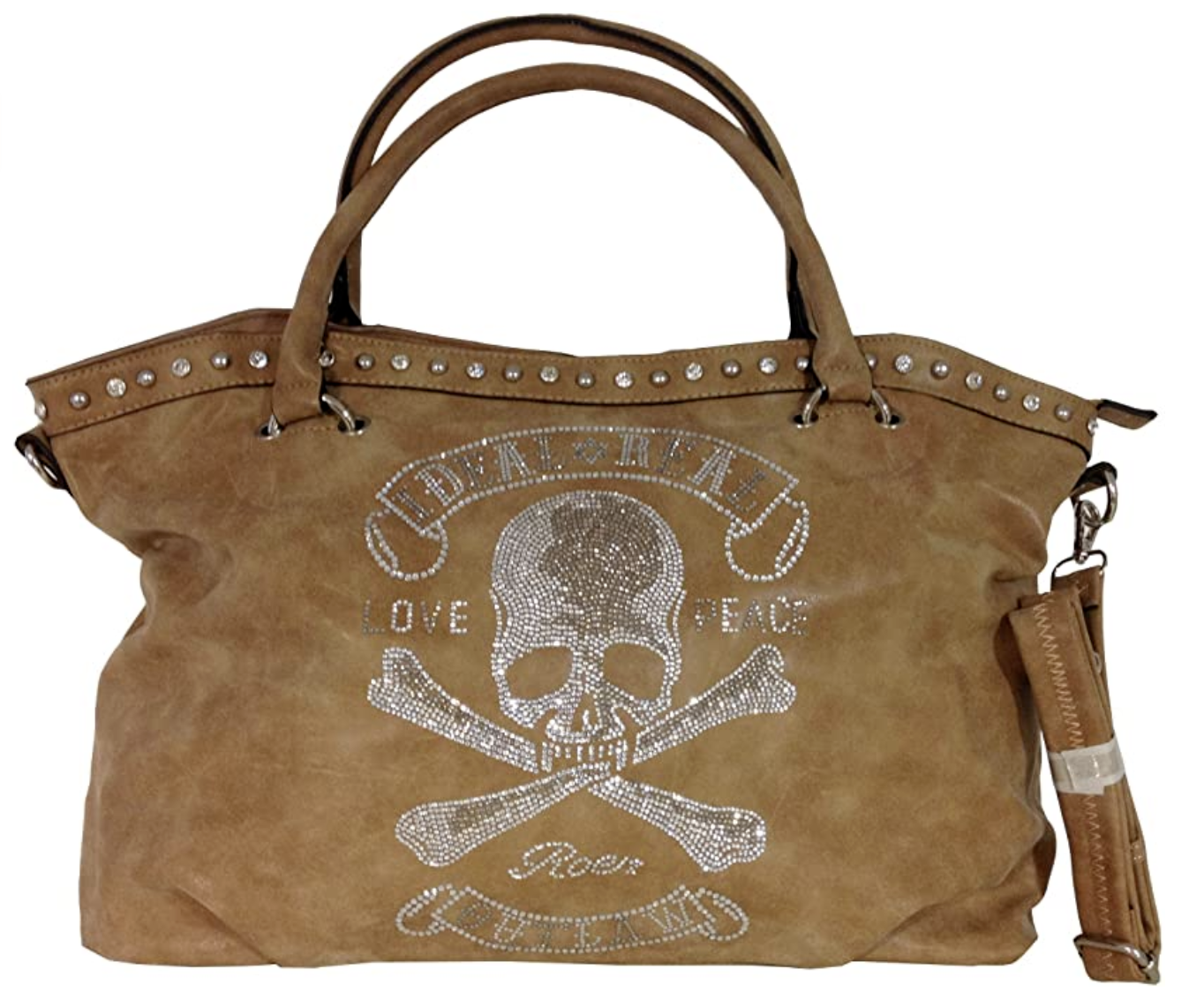 TOTENKOPF skull Hand Tasche Schultertasche Umhängetasche Beuteltasche Shopper XL