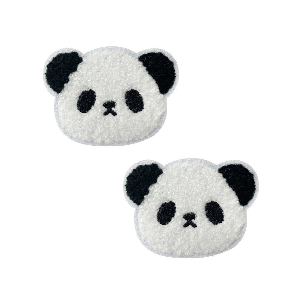 Panda Patches zum Aufbügeln DIY Bügelbild für Kleidung Tasche Schuhe Schal Mütze