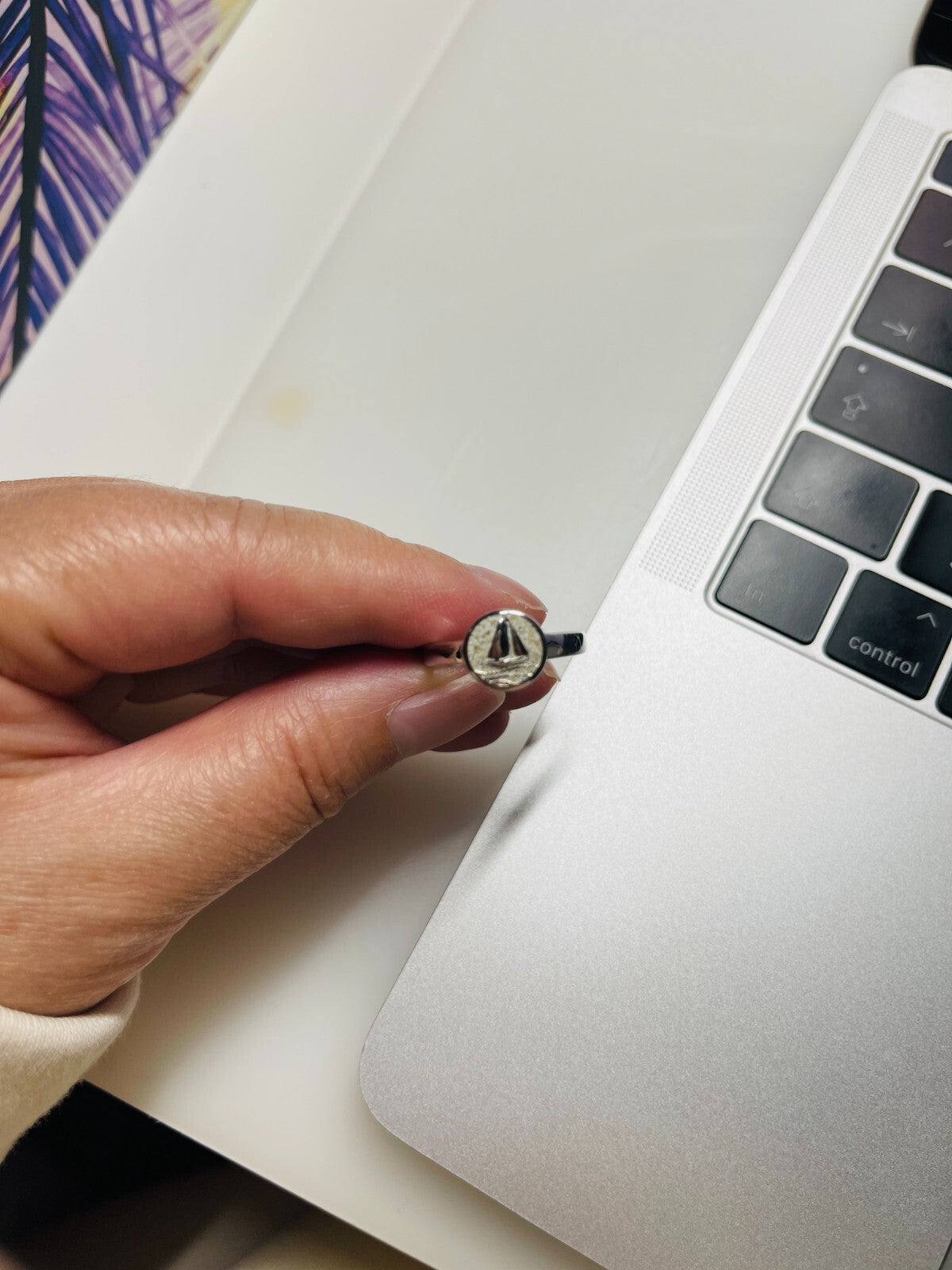 DUR 925 Silber Schmuck Ring "Ahoi" mit Strandsand R5637