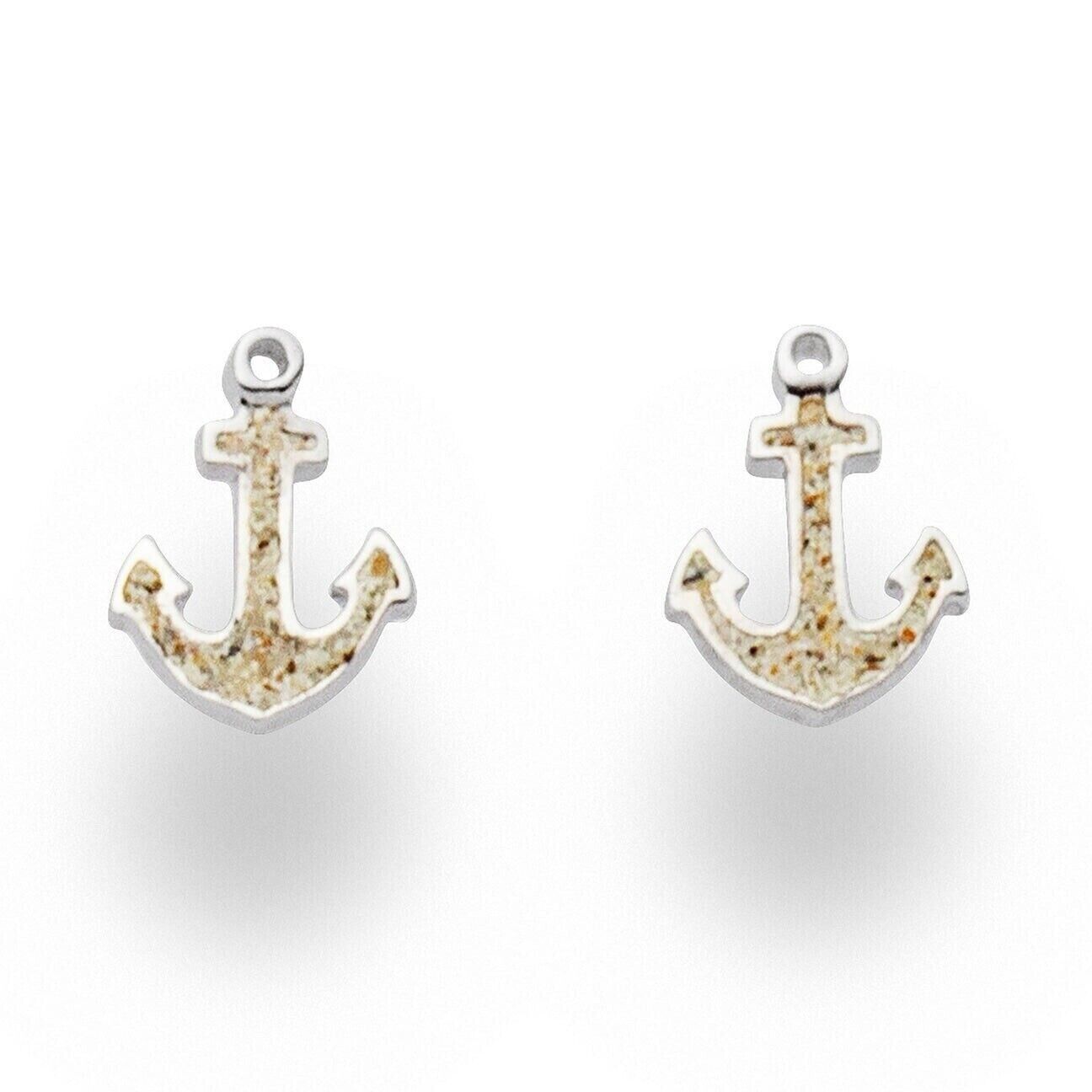 DUR Schmuck Ohrring Ohrstecker "Sandanker" mit Strandsand O5045