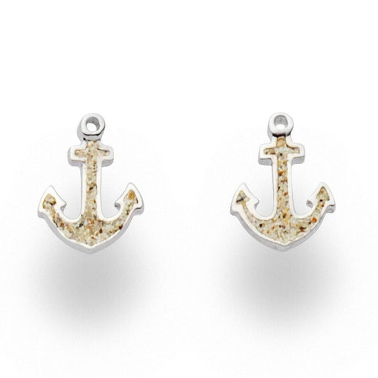 DUR Schmuck Ohrring Ohrstecker "Sandanker" mit Strandsand O5045