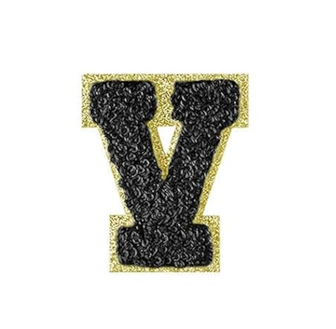 schwarz A-Z Buchstaben-Aufkleber für DIY-Kleidung Schuhe Taschen Handyhülle