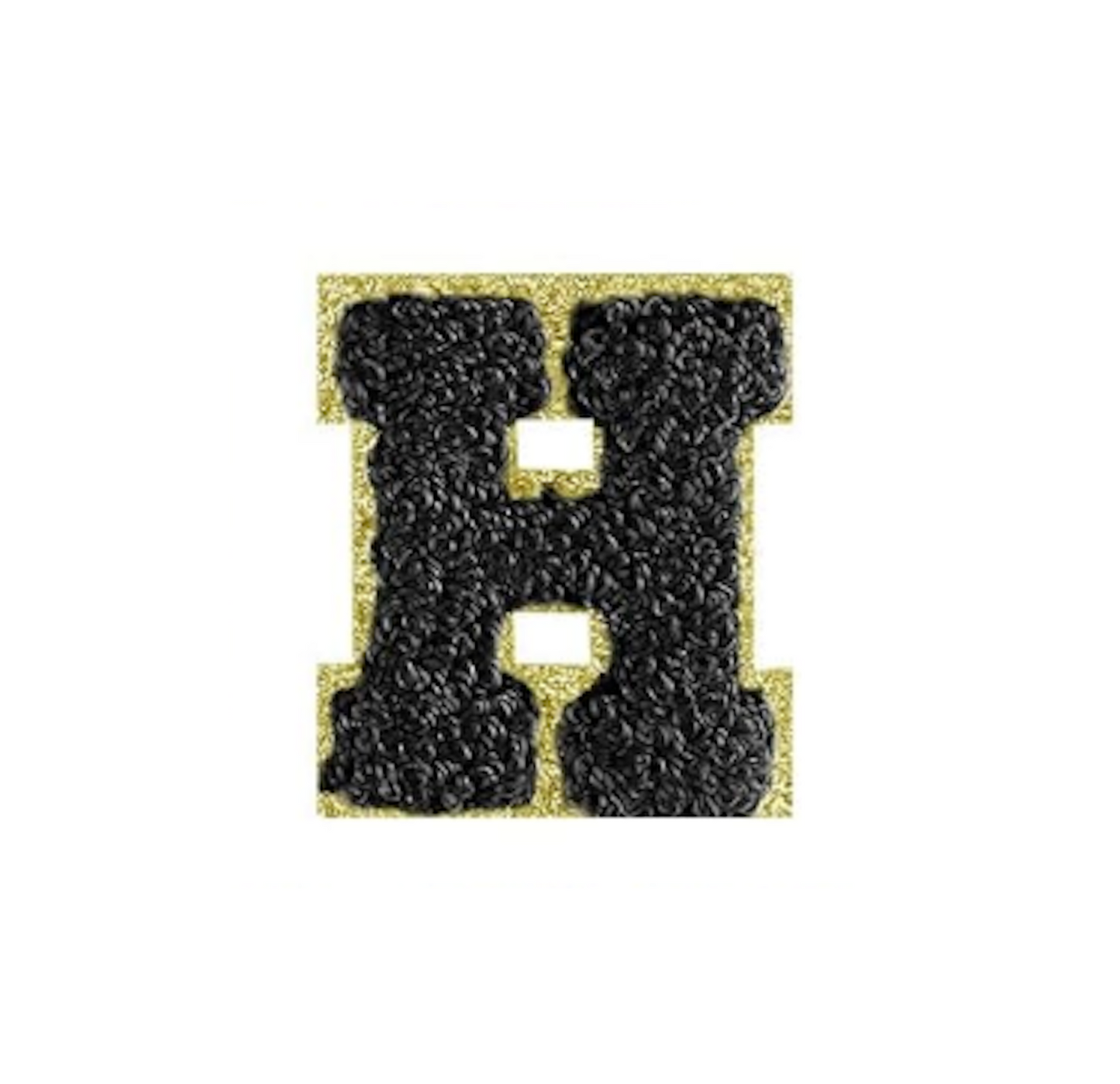 schwarz A-Z Buchstaben-Aufkleber für DIY-Kleidung Schuhe Taschen Handyhülle