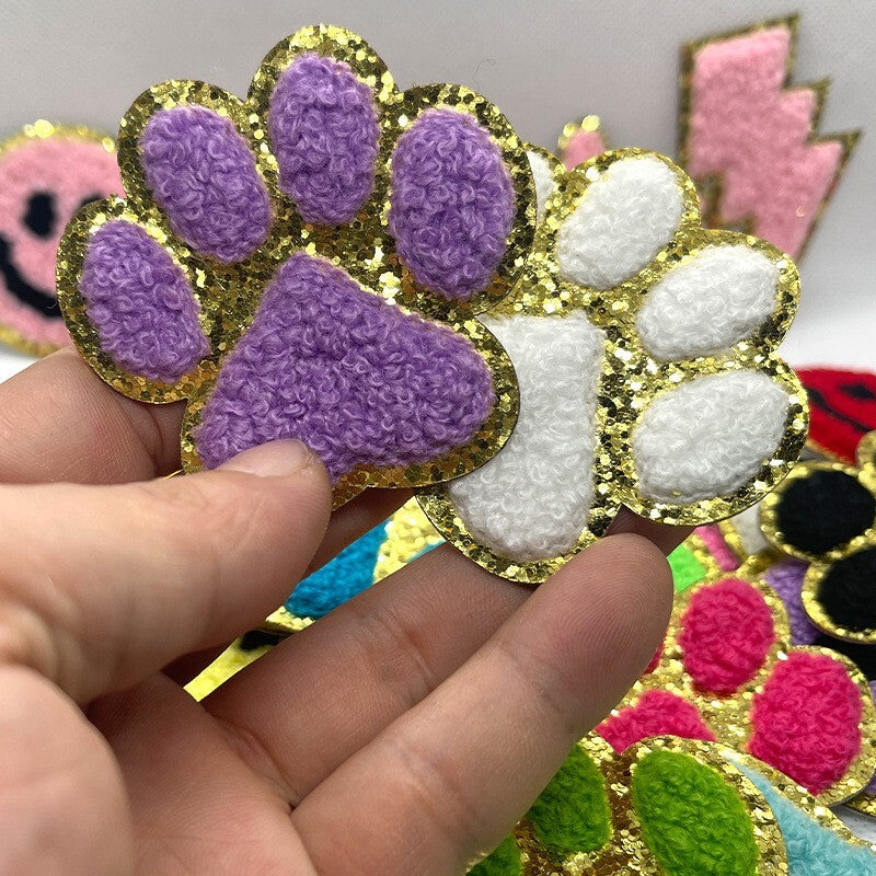 Pfote Patch Aufkleben • DIY Bügelbild für Handyhülle Tasche Kleidung