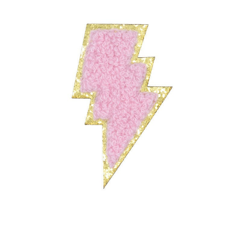 Blitz Patch Aufkleben • DIY Bügelbild für Handyhülle Tasche Kleidung