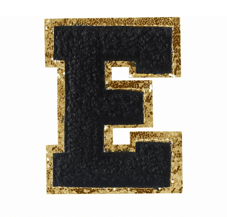 schwarz A-Z Buchstaben-Aufkleber für DIY-Kleidung Schuhe Taschen Handyhülle