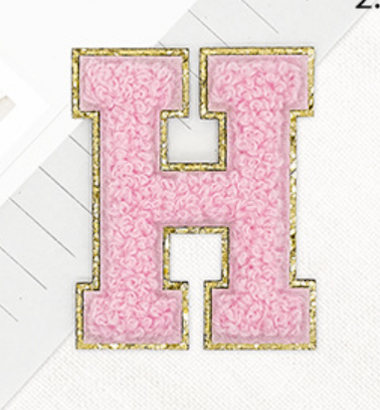 A-Z Buchstaben-Aufnäher -Aufkleber für DIY-Kleidung Schuhe Taschen Handyhülle