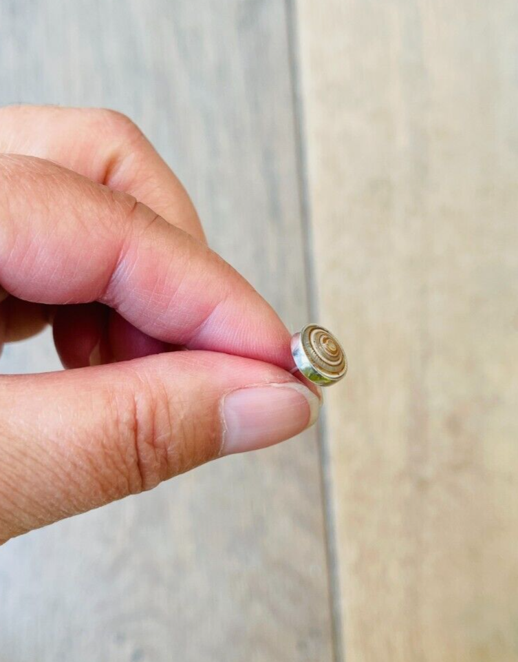 DUR Silber Schmuck Ohrring Ohrstecker "Schokoschnecke" O5016