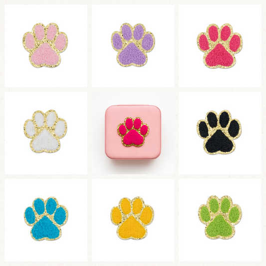 Pfote Patch Aufkleben • DIY Bügelbild für Handyhülle Tasche Kleidung