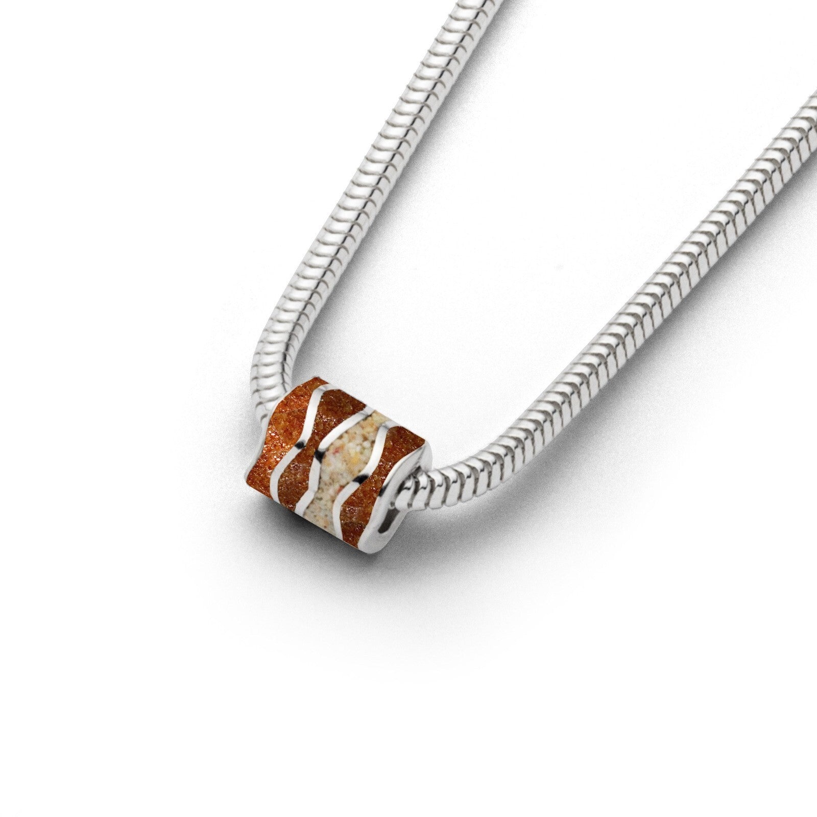 DUR 925 Silber Schmuck Kette "Schlange, dick" K2651 rhodiniert