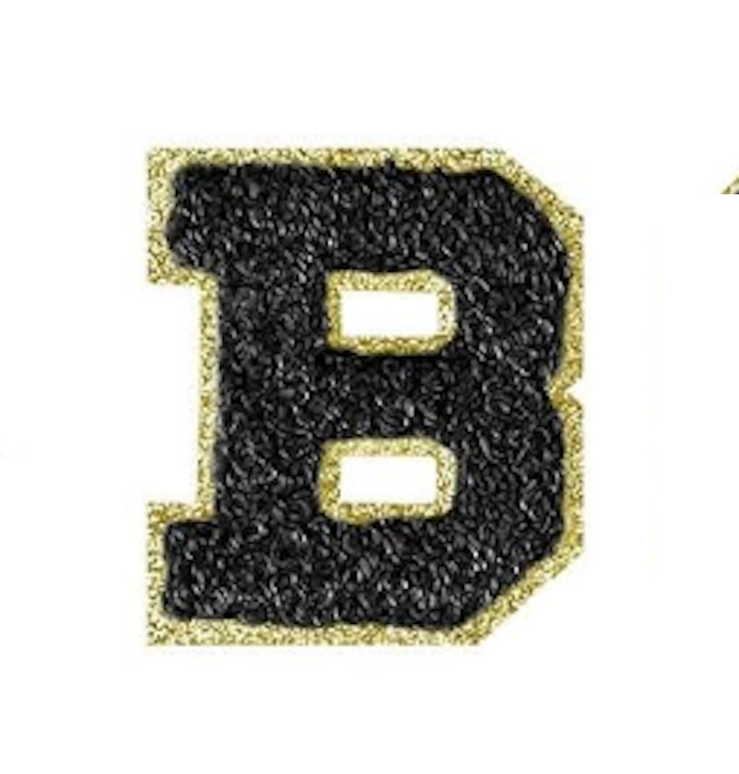 schwarz A-Z Buchstaben-Aufkleber für DIY-Kleidung Schuhe Taschen Handyhülle