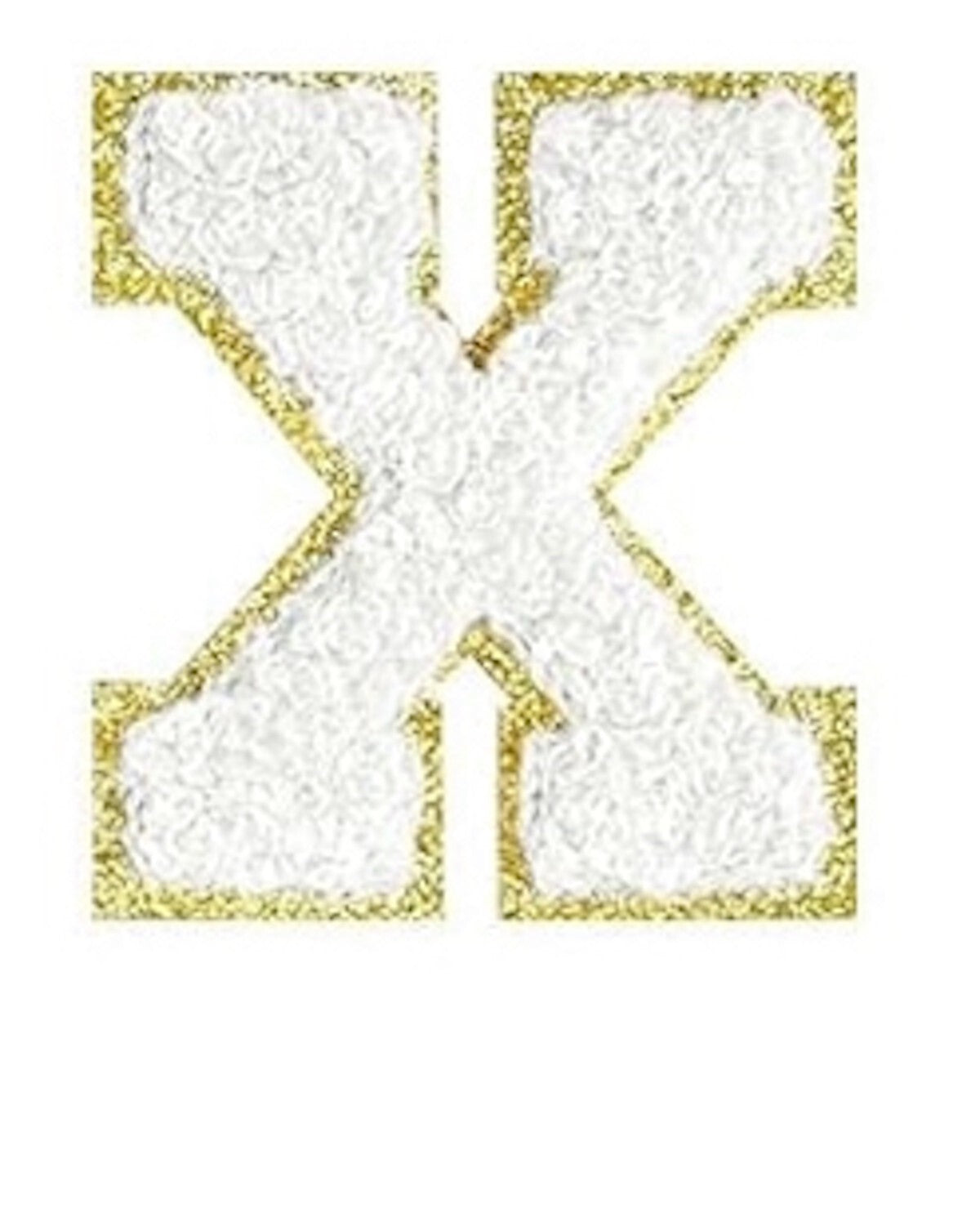 weiß A-Z Buchstaben-Aufkleber für DIY-Kleidung Schuhe Taschen Handyhülle