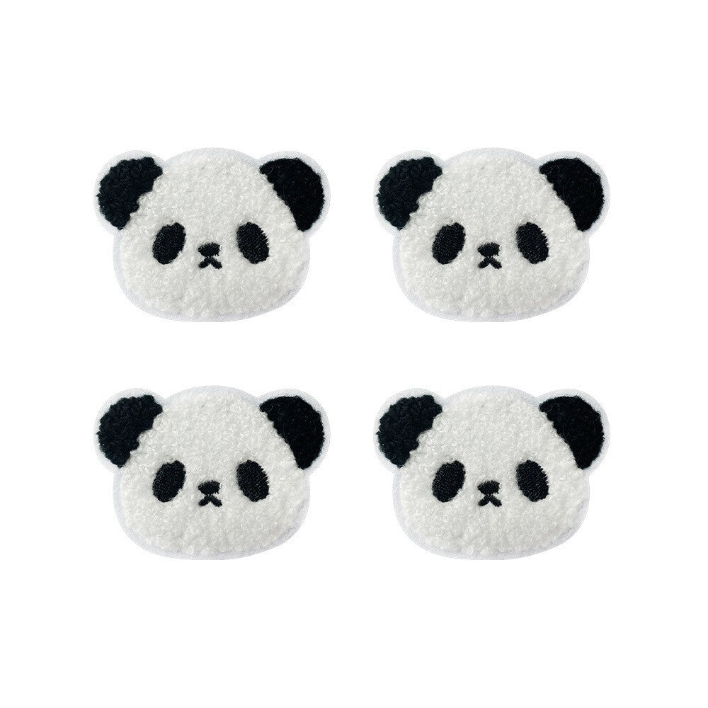 Panda Patches zum Aufbügeln DIY Bügelbild für Kleidung Tasche Schuhe Schal Mütze