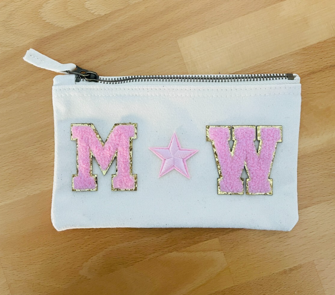 Münztäschchen M W Mut & Wille | Beige | S Tasche Baumwolle mit Reißverschluss