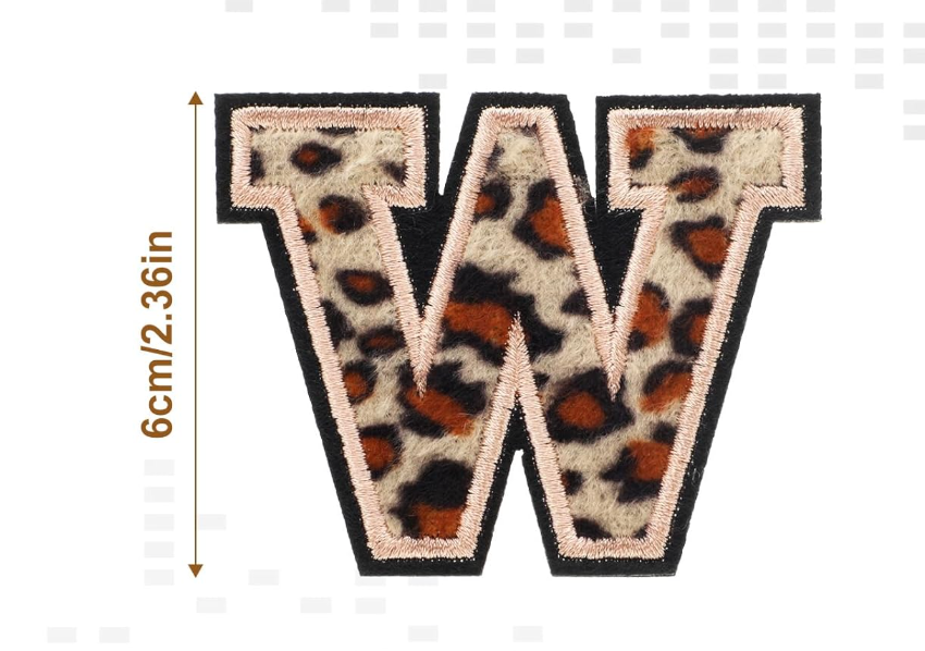 Kosmetiktasche S Beige • DIY Initiale Leo A–Z zum Aufbügeln • Geschenkidee