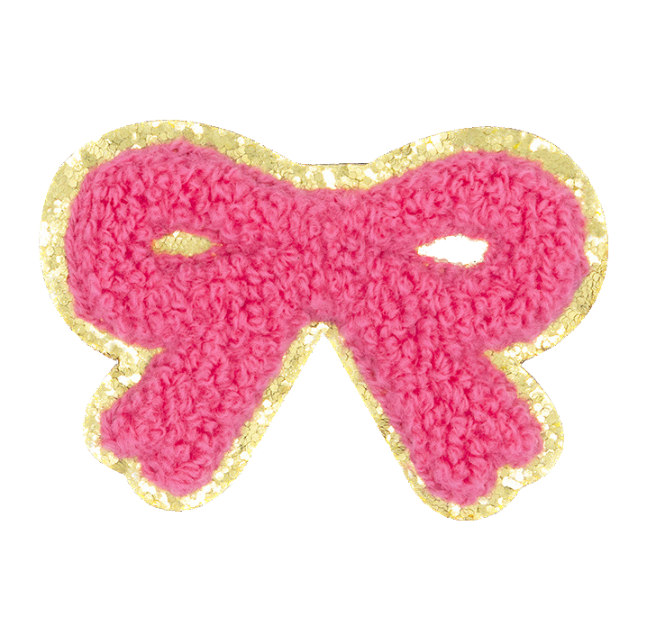 Schleifen Patch Aufkleben • DIY Bügelbild für Handyhülle Tasche Kleidung