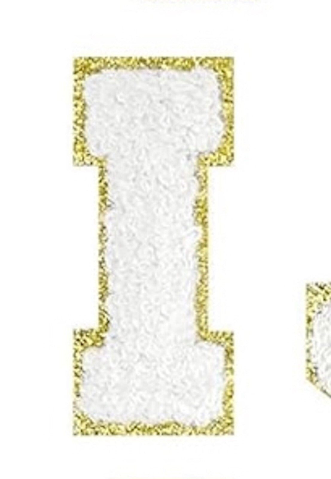 weiß A-Z Buchstaben-Aufkleber für DIY-Kleidung Schuhe Taschen Handyhülle